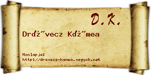 Drávecz Kámea névjegykártya